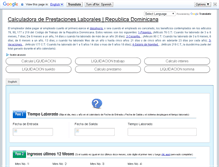 Tablet Screenshot of calculadoralaboral.com